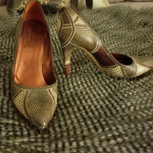 Gucci Snakeskin Pumps